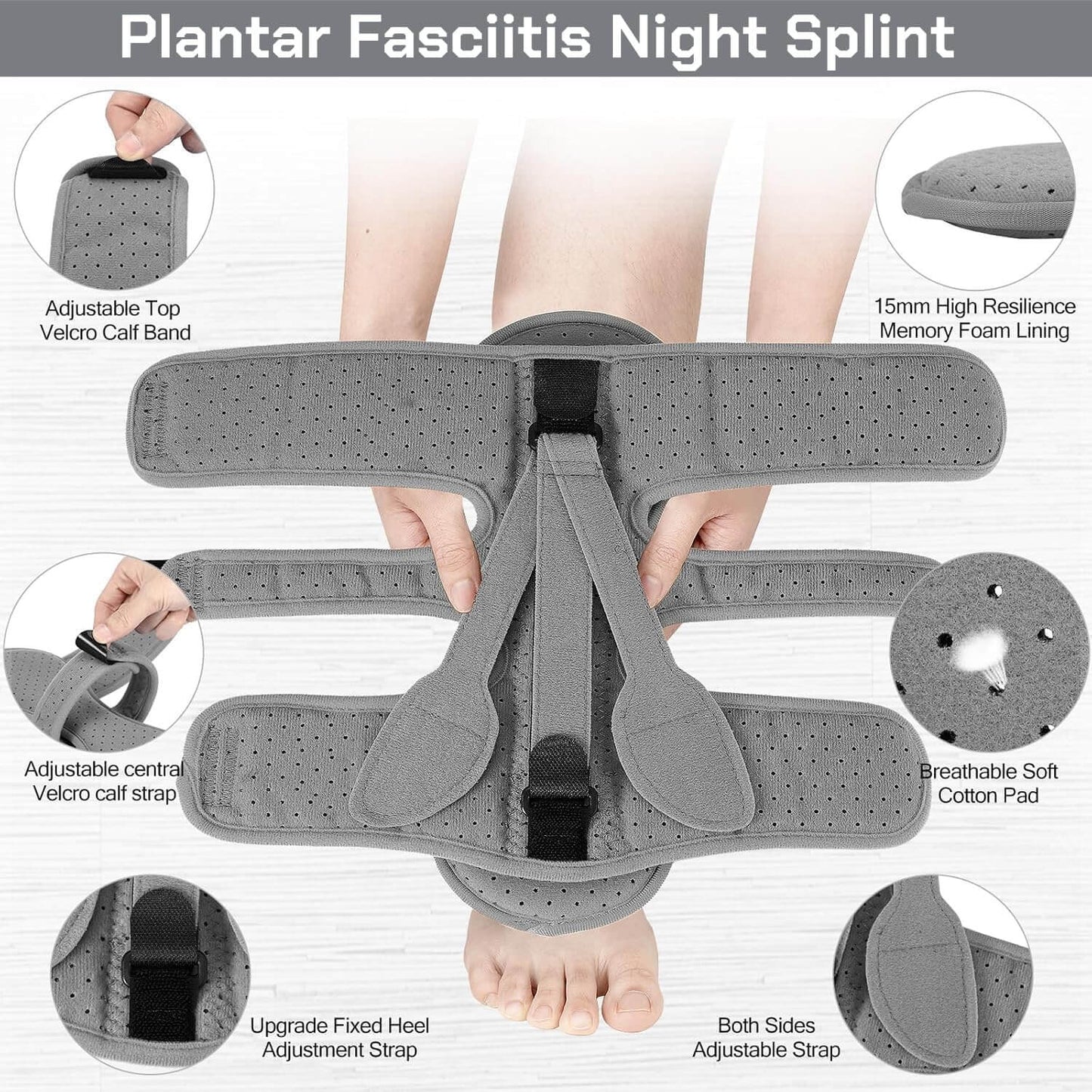 Orthopedic Night Splint for Plantar Fasciitis & Heel Pain