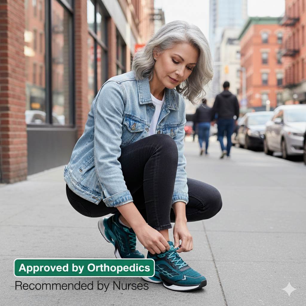 Hands-Free Orthopedic Walking Sneakers For Seniors –  Comfort & Wide Toe Fit