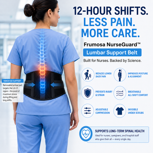 Frumosa Lumbar Support Belt | Posture Correction & Pain Relief