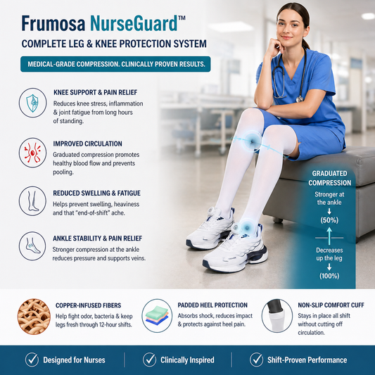 Frumosa Thigh-High Compression Stockings | Knee & Leg Relief