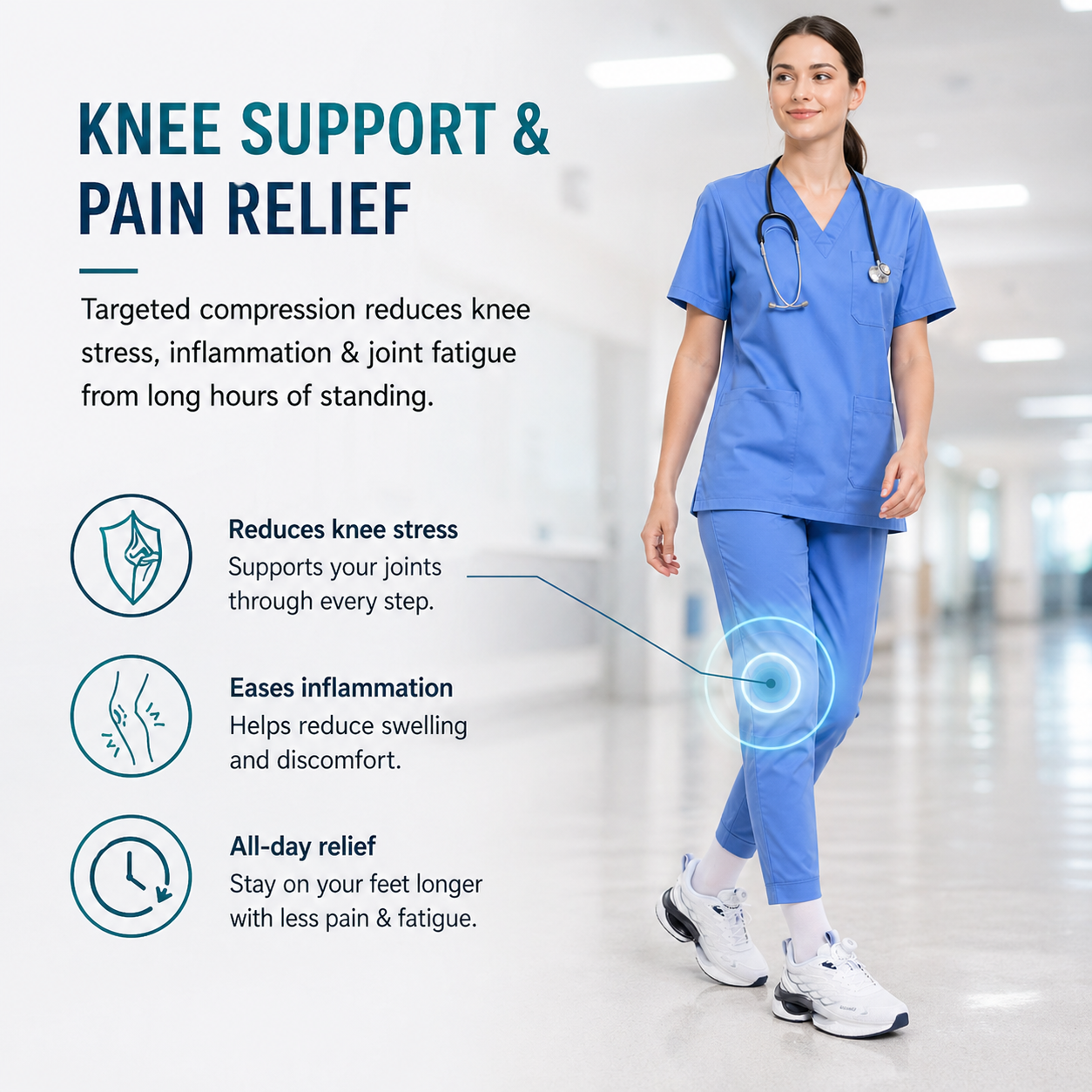 Frumosa Thigh-High Compression Stockings | Knee & Leg Relief
